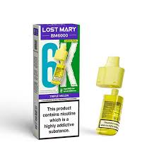 Lost Mary BM6000 Replacement Prefilled POD - Triple Melon - 20mg/mL